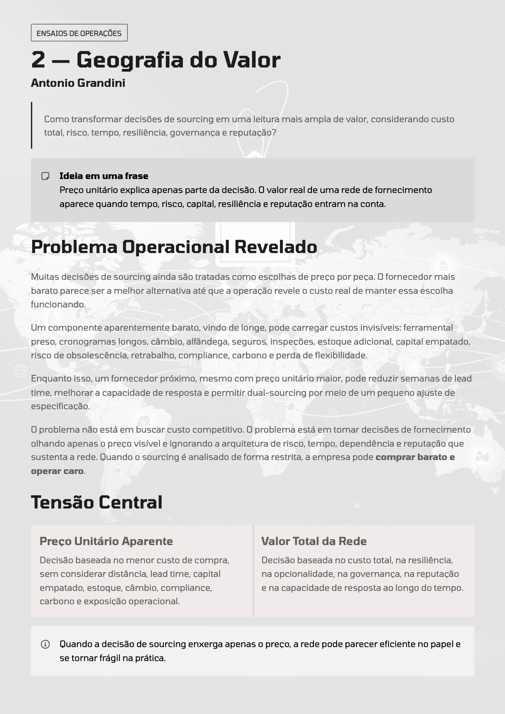 Página 5: Ensaio 02 — Geografia do Valor · 1/4