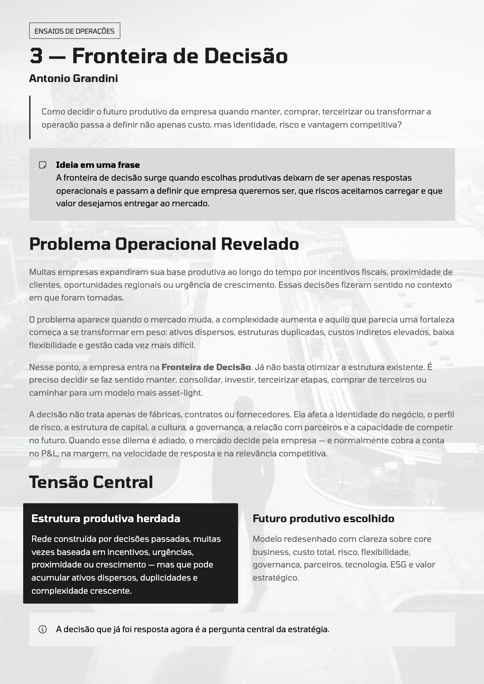 Página 9: Ensaio 03 — Fronteira de Decisão · 1/4