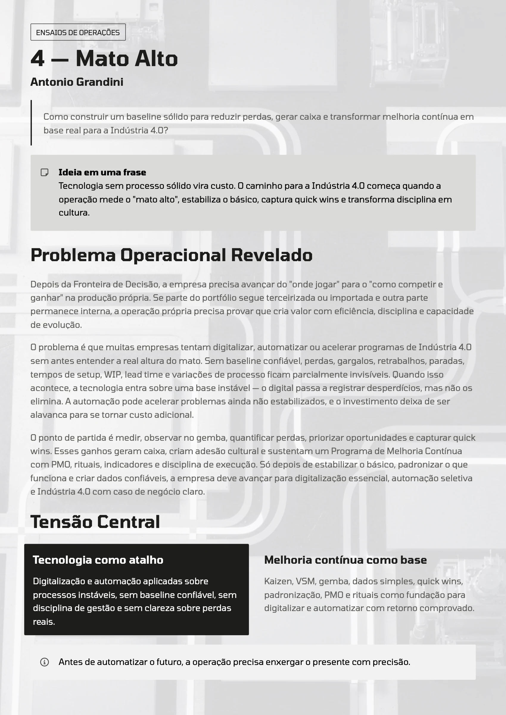 Página 13: Ensaio 04 — Mato Alto · 1/4