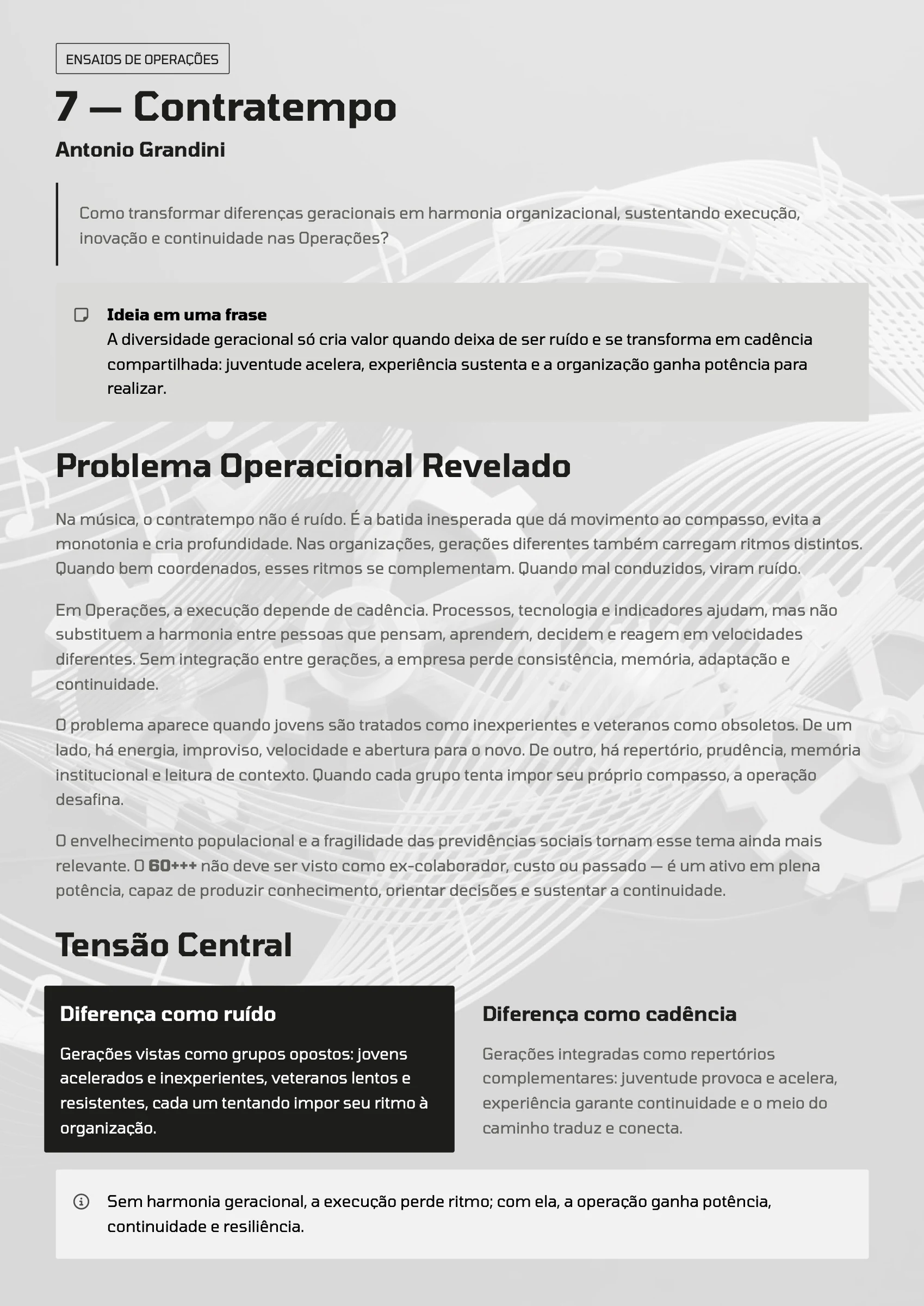 Página 25: Ensaio 07 — Contratempo · 1/4