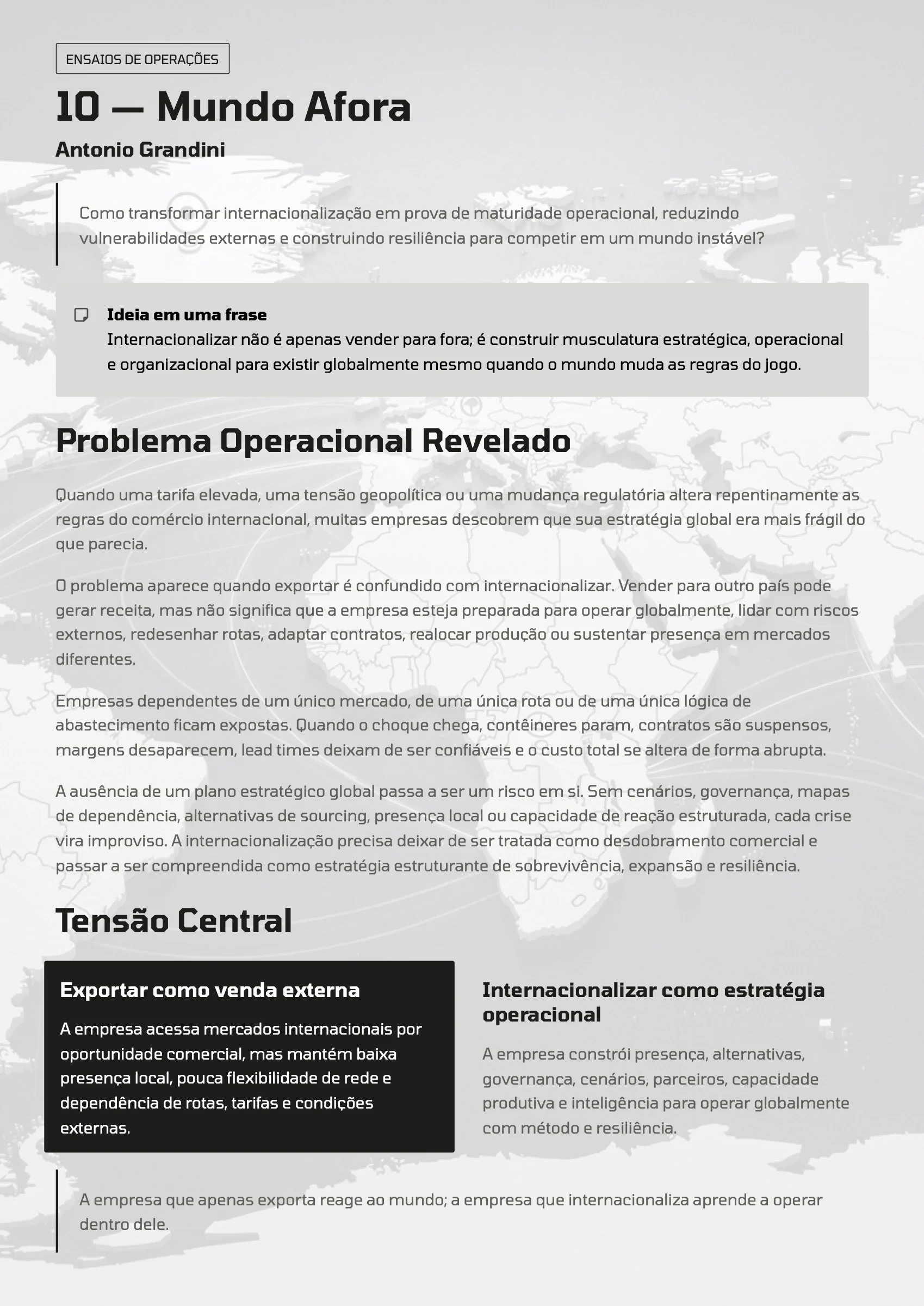 Página 37: Ensaio 10 — Mundo Afora · 1/4