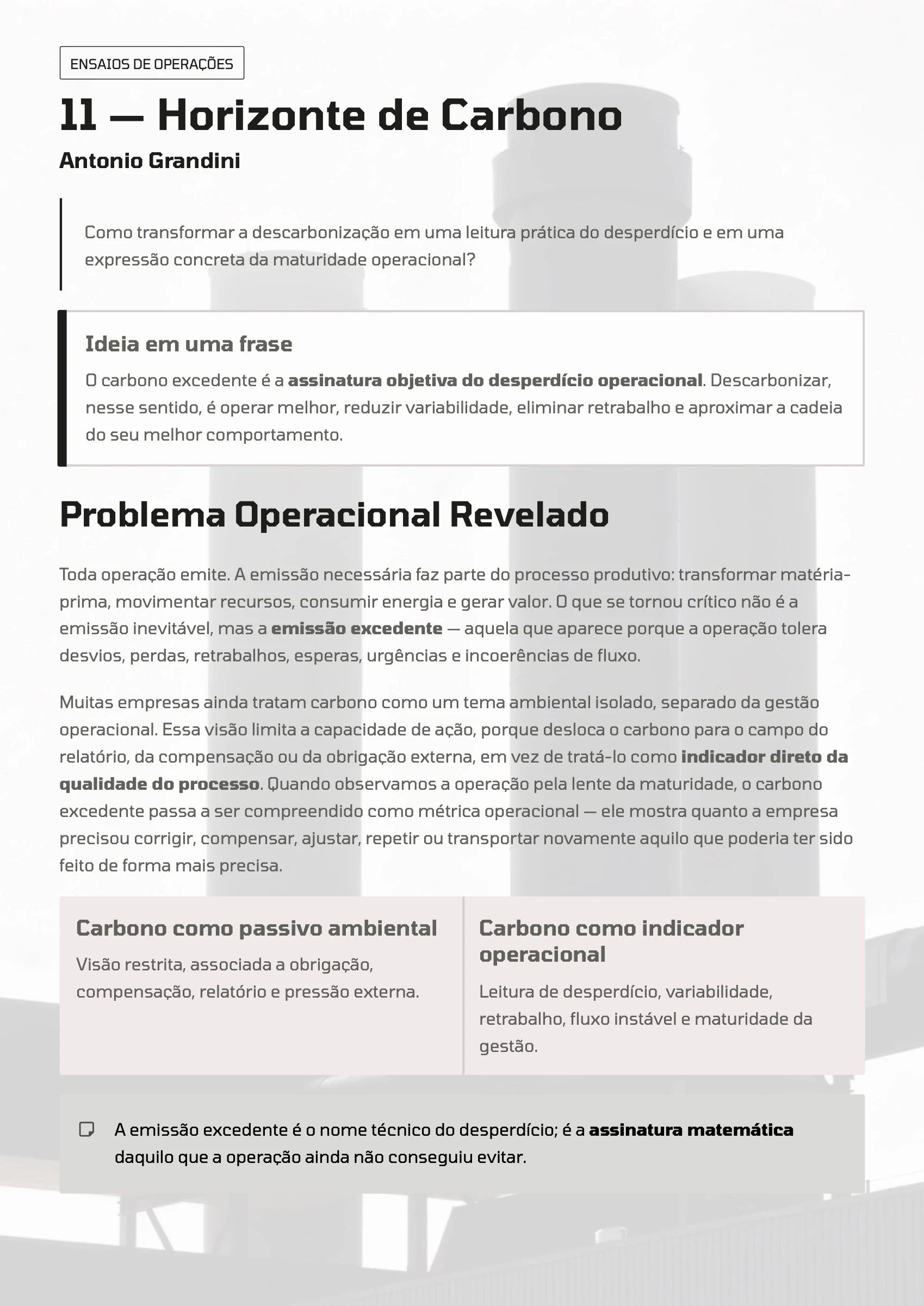 Página 41: Ensaio 11 — Horizonte de Carbono · 1/4